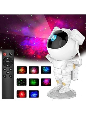 Empressco Çocuk Odası Galaksi Projektörlü Gece Lambası, Beyaz, Işık ve Rüya Dolu Atmosfer
