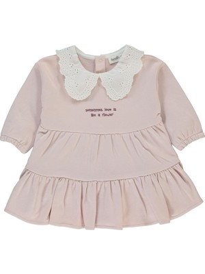 Bebetto Üç Ip Elbise (Retro Flower) Pudra