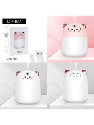 Empressco Sevimli Kedi Tasarımlı Çok Renkli Hava Nemlendirici, Ferahlatıcı ve Şık Tasarım