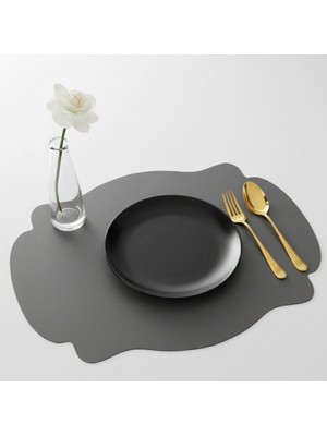 Grand Fine Art 2 Adet Deri Dikdörtgen Amerikan Servis 33X44 cm Simetrik Desenler Serisi 120