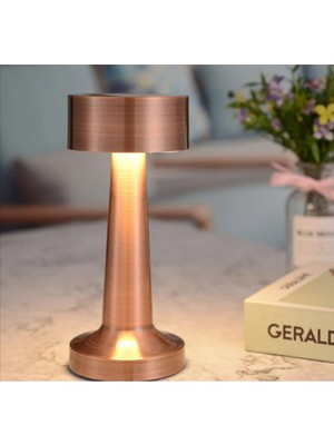 Empressco Şarjlı LED Masa Lambası, Dokunmatik, Ayarlı Işık, Modern ve Taşınabilir Dekoratif Tasarım