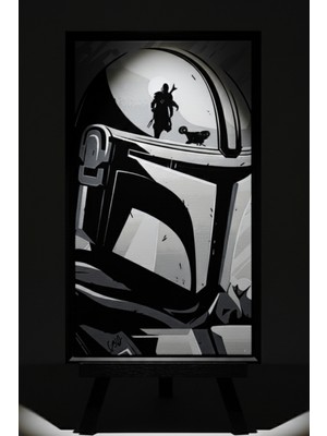 Forge Triverse The Mandalorian Kabartmalı Tablo