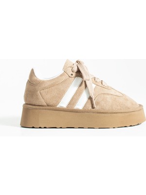 Sivarro Monte Kadın Sneaker Premium Tasarım - Vizon