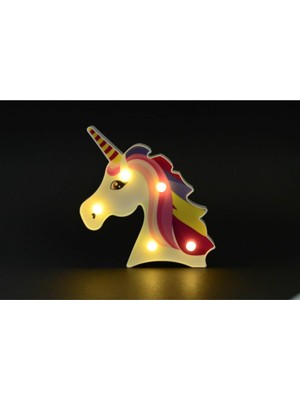 Empressco Sevimli Unicorn LED Işıklı Gece Lambası, 18 Cm, Parlak ve Şık Tasarım