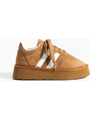 Sivarro Monte Kadın Sneaker Premium Tasarım - Taba