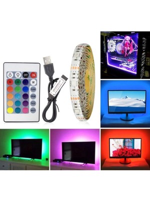 Empressco Renkli LED Şerit Aydınlatma Seti, Uzaktan Kumanda, 3 Metre, Ambient Işık