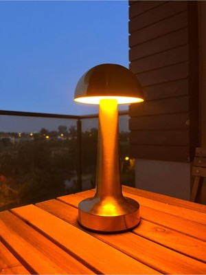 Empressco Renkli Şarjlı Masa Lambası, Dim Edilebilir, Yanıp Sönmez, Şık ve Pratik Tasarım