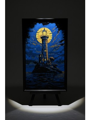 Forge Triverse Deniz Feneri Kabartmalı Tablo