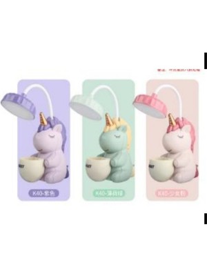 Empressco Renkli Unicorn Şarjlı Masa Lambası, Yumuşak ve Şık Tasarım