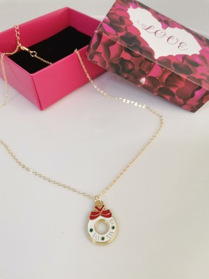 Minik Adımlar Yılbaşı Hediyesi Yeni Yıl Hediye Noel Temalı Kolye