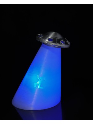 Empressco 20 cm Uzaylı Ufo Masa Lambası, Dekoratif ve Eğlenceli Aydınlatma Parçası