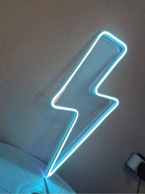 Empressco Turkuaz Neon LED Dekoratif Aydınlatma ve Gece Lambası