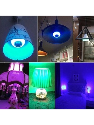 Empressco Rgb Led'li Bluetooth Hoparlör, Uzaktan Kumandalı, Renkli Işık ve Mp3 Çalma Özelliği