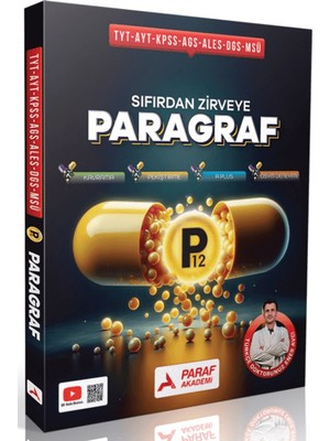 Paraf Akademi P12 Sıfırdan Zirveye Paragraf Soru Bankası