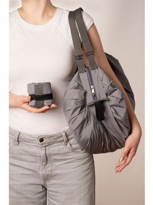 Empressco Gri Katlanabilir Çok Renkli Seyahat Çantası, Hafif ve Pratik Yanınızda!