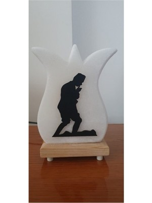 Empressco Doğal Kaya Tuzu Lambası, Sıcak ve Şık Ortamlar Için Dekoratif Biblo