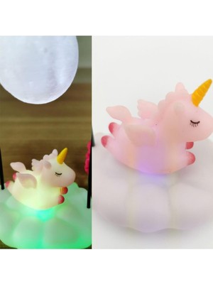Empressco Renk Değiştiren Unicornlu Sallanan Gece Lambası, Çocuklar Için Eğlenceli Işık Keyfi