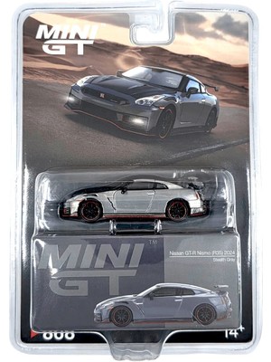 Mini GT 1:64 Nissan Gt-R Nismo 2024 Stealth Gray Chase Model
