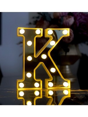 Empressco Renkli 3D Işıklı LED Harf Dekorasyon Büyük Boy, Şık ve Modern Aydınlatma