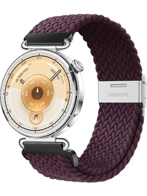 MMP Shop Huawei Watch Gt6 / Gt5 / Gt4 41MM / Gt5 Pro 42MM Uyumlu Metal Klips Örgü Spor Kordon