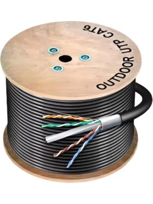 Ncpline Kaliteli 100MT Yüz 100 Metre Cat6 Fiber Adsl Modem Bilgisayar Ethernet Internet Kablosu Hazır Uçlu