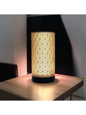 Empressco Şık Beyaz Masa Lambası, Ortamınıza Zarif Aydınlık Katın