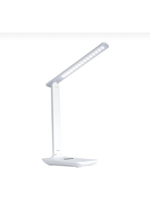 Empressco Şarjlı Katlanabilir Masa Lambası, Dokunmatik Led, Beyaz, Şık ve Kullanışlı Tasarım