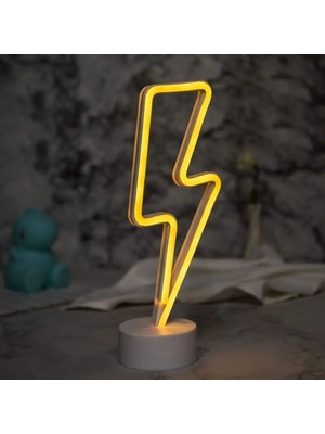 Empressco Renkli Neon LED Masa Lambası, Dekoratif ve Aydınlatıcı Gece Lambası