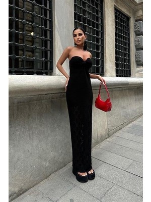 Nuvıraa Eudora Ajurlu Straplezelbise 2771