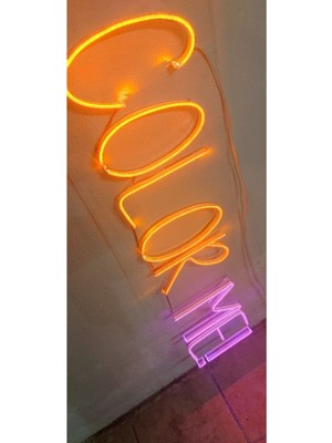 Empressco Neon LED Tabela Dekoratif Aydınlatma Turuncu ve Pembe Renk Seçenekleri