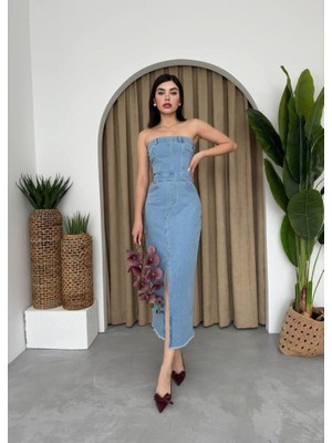 Nuvıraa Sonic Straplez Elbise