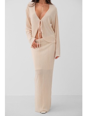 Nuvıraa Düşük Bel Maxi Boy Etek