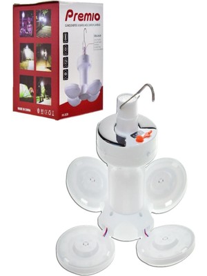 Empressco Güneş Enerjili Taşınabilir Acil Durum Lambası, Şık ve Dayanıklı Tasarım