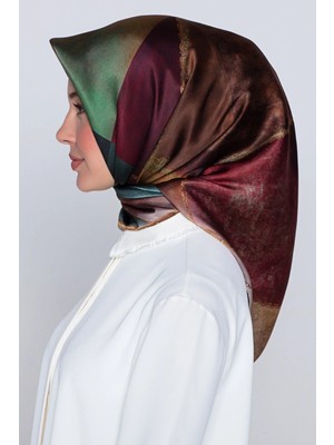 Armine Saf Sura Ipek Eşarp (S) (Nostalji Sura)  8117D