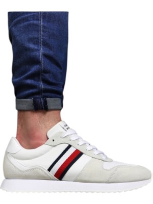 Tommy Hilfiger Maxton Mix Deri Erkek Sneakers