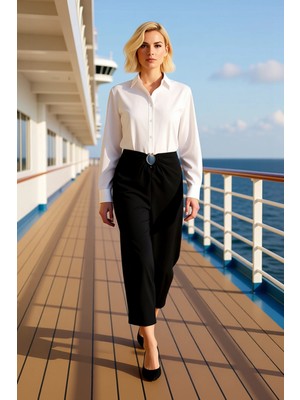 Benerly Kadın Balık Kalıp Midi Boy Dokuma Etek Fonksiyonel Dayanıklı Kaliteli Konforlu Estetik Şık