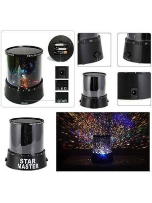 Empressco Renkli Pilli Projeksiyon Oda Lambası, Yumuşak ve Sıcak Atmosfer Yaratır