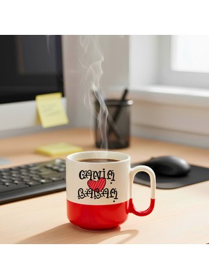 Finka Dekor Canım Babam Baskılı-Hediyelik Seramik Kupa Bardak