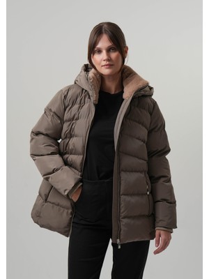 Pique HANDE KADIN MONT Çıkabilir Kapüşonlu Kadın Şişme Mont