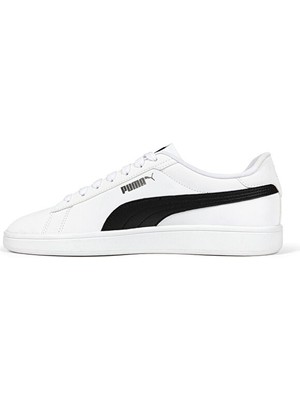 Puma Smash 3.0 Buck Unisex Spor Ayakkabı 392336-08 White-Black