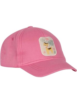 Kitti Kedi Nakışlı Kız Siperli Şapka