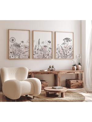 Ninastore Botanik Yabani Çiçek Desenleri: Bohem Çocuk Odası Dekoru