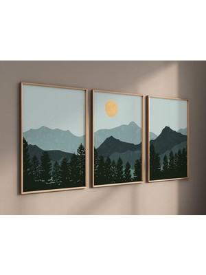 Ninastore Dağ Kreşi Sanat Baskısı: Orman Macerası Teması