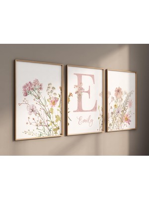 Ninastore Kır Çiçeği Fidanlık Baskısı: Bohem Çiçekli Duvar Dekoru