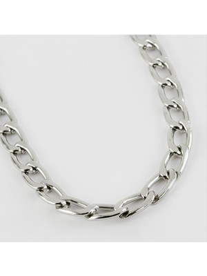 Gümüş Takıcım Düz Zincir Kolye