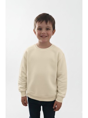 Meyica Unisex Çocuk Sweatshirt – Konforlu, Sade ve Modern Tasarım