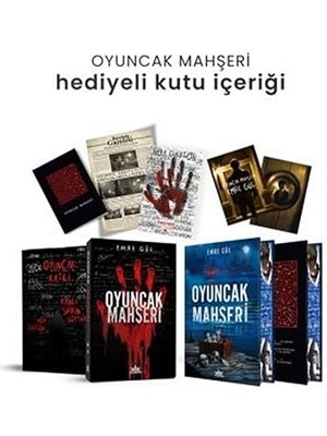 Everest Yayınları Oyuncak Mahşeri Hediyeli Kutu Özel Baskı + Kütüphanenin Sakladıkları (Ciltli) + Güllük Gülistanlık