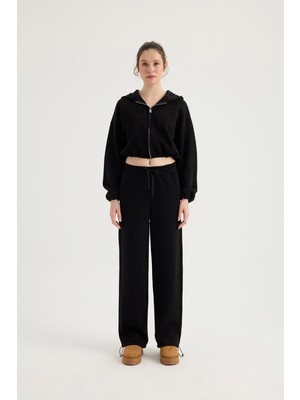 Sevilen Stoper Detaylı Zip Hoodie Takım