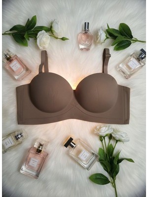 Wonna Somon Kadın Desteksiz Lazer Kesim Straplez Sütyen