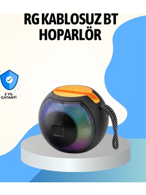 Rgb LED Işıklı Güçlü Baslı Kablosuz Hoparlör